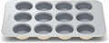 Caraway Non-Stick Ceramic 12-Cup Muffin Pan - Naturally Slick Ceramic Coating - Non-Toxic, PTFE & PFOA Free - Perfect for Cupcakes, Muffins, and More - Cream