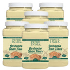 Pride of India - PACK of 6 - Garbanzo Bean Flour 1 lbs (454 gm) Earthy Nutty Slightly Sweet Taste Freshly Milled in Small Batches | Used for Baking Cooking Coating Thickening | Prepare Pancakes