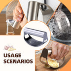 2025 Upgraded Garlic Press Stainless Steel, Garlic Press Rocker Professional Kitchen Gadgets Garlic Mincer Garlic Crusher, Heavy Duty Mincer Tool Garlic Chopper Garlic Presser Mincer (2Sets)
