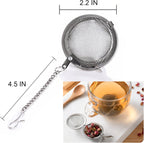 5PCS Tea Infuser, Upgraded Tea Strainer, Premium Tea Infusers for Loose Tea, Tea Steeper, Tea Ball for Tea Flavoring Herbal Spices Seasonings