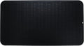 Silicone Dish Drying Mat for Multiple Usage,Easy clean,Eco-friendly,Heat-resistant Silicone Mat for Kitchen Counter or Sink,Refrigerator or Drawer Liner Black 4XL 32 inches x 18 inches