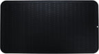 Silicone Dish Drying Mat for Multiple Usage,Easy clean,Eco-friendly,Heat-resistant Silicone Mat for Kitchen Counter or Sink,Refrigerator or Drawer Liner Black 4XL 32 inches x 18 inches