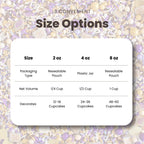 Sprinkle Pop PB&J Sprinkle Mix| lavender Purple Gold Cream Chocolate Sprinkles with ~10 Peanut Butter & Grape Jelly Slice Wafer Papers| Sprinkles Made in USA for Decorating Cake Cupcakes Cookies, 2oz