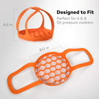 SiCheer Pressure Cooker Sling Silicone Bakeware Sling Compatible with Instant Pot 6 Qt / 8Qt, Compatible with Other Brand Multi-Function Cookers