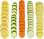 Upgraded Mandoline Slicer for Kitchen &Safe Vegetable Chopper 5 in 1 & Adjustable Mandoline Slicer,Can cut slicing,strips,shredding and dicing Kitchen Veggie chopper (Only Slicer Green)