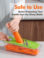 Geedel Professional Mandoline Slicer for Kitchen, Multi Purpose Vegetable Slicer Cutter, Vegetable Cutter Onion Cutter for Veggie Fruit Cheese