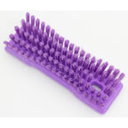 SPARTA 42024EC68 Comfort Grip Plastic Scrub Brush, Hand Brush For Cleaning, 8 Inches, Purple, (Pack of 6)