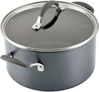 Circulon A1 Series with ScratchDefense Technology Nonstick Induction Cookware/Pots and Pans Set, 9 Piece, Graphite