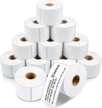 Aegis Adhesives - 2” X 4” Direct Thermal Labels for Shipping & Postage, Perforated & Compatible with Rollo, Zebra, & Other Desktop Label Printers (12 Rolls, 350/Roll)
