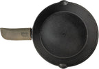 Hide & Drink, Hot Handle, Cast Iron Protector, Panhandle Potholder, Double Layered, Double Stitched, Slides On/Off Easily onto Metal Skillet Grips, Full Grain Leather, Handmade, Dark Jade