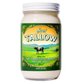 Pasture Raised Beef Tallow, Grass-Fed & Grass-Finished, Made from Beef Suet for more nutrients, Glass Jar