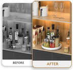 Lazy Susan Turntable Organization for Kitchen Storage, Cabinet Organizer for Pantry,Countertop,Vanity,Table 10 Inch,Rotating Tray Organizing Spice Rack,Fridge,Bathroom,Makeup,Non-Skid