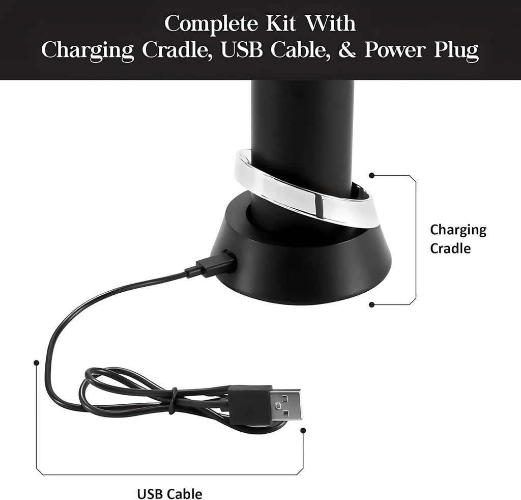 VINOWAKE Openero Electric Wine Opener By LINKSTYLE — Rechargeable Battery with Charging Base, Precision Steel Foil Cutter, Luxurious Matte Finish