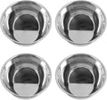 4PCS Rice Washer Strainer Bowl with Side Drainers Stainless Steel Rice Washing Bowl Multifunctional Colander for Cleaning Rinsing Fruits Vegetables Beans Silver