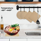 4 Pack Silicone Trivets for Hot Pots and Pans, Pot Holders Hot Pads, Non-Slip & Heat Resistant Silicone Mats for Kitchen Counter, Soft Durable Drying Mat, Jar Opener and Coasters (Beige)