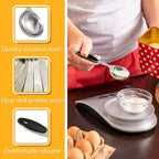 1PCS 1 Tbsp(3tsp, 1/2oz, 15ml) Single Measuring Spoon with Black Silicone Grip, Stainless Steel Individual Measure Scoop Only