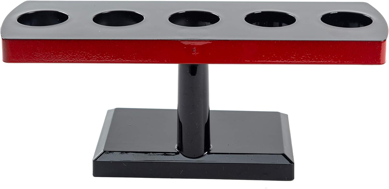 Japanese Style Temaki Sushi Roll Holder with Five Compartments Holes, Kitchen Dining Decor Display Stand, Restaurant Supply Serveware (9.4" x 3.25" x 3.6")