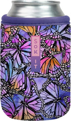 Sok It CanSok Sleeve for Beer & Soda Insulated Neoprene Cover (Butterfly Galaxy, 12oz Can Sleeve)