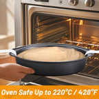 8 Inch Cake Pan - 3PCS Carbon Steel Round Cake Pans with 100 Pieces Parchment Paper, Non-stick & Easy Demolding, Non-toxic & Healthy