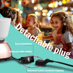 Artestia Electric Fondue Pot 2-QT 1500W, Dual-Use Swiss Fondue Set for Cheese & Chocolate Melting, Adjustable Temperature Control, White Ceramic Pot with Rose-Gold Base & 6 Forks