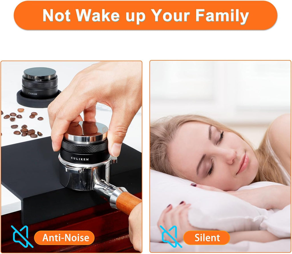 Espresso Tamper Mat Coffee Tamping - Food grade Silicone Coffee Tamping Mat for Espresso Machine Accessories, Tamp Mat for Barista Tools