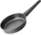 THE ROCK SOHO 8-Inch Non Stick Frying Pan – Nothing Sticks, Never Warps, Lasts Longer, Healthy Skillet with Heat-Resistant Handle, PFOA Free, Oven & Dishwasher Safe, Black