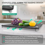 Stone Drying Mat For Kitchen Counter Superb Absorbent Diatomaceous Earth Mats with Non-Slip Feet Quick Dry Stone Dish Drying Pad Dish Pad Multi-Purpose(Flow Line-DarkGrey, 15.7" x 11.8")