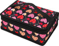 FlowFly Small Lunch box Insulated Soft Bag Mini Cooler Back to School Thermal Meal Tote Kit for Kids, Girls, Boys,Women,Men, Heart