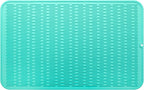 Silicone Dish Drying Mat for Multiple Usage,Easy clean,Eco-friendly,Heat-resistant Silicone Mat for Kitchen Counter or Sink,Refrigerator or Drawer Liner Mint 3XL 28 inches x 18 inches