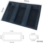 Mesh Silicone Bread Forms Square Shape Bread Molds Non Stick Bakery Tray Silicone Coated Fiber Glass Loaf Crusty Bread Bakeware For Small Toaster Oven