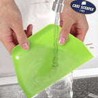 Teenitor 7 Pcs Cake Scraper, Bench Scraper Dough Scraper Cake Smoother Bowl Scraper Cake Cutter Cake Decorating Kit