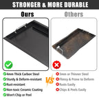 SafBbcue Full Size Griddle Inserts for Nexgrill 720-0896 720-0896B 720-0896C 720-0896E 720-0896CP 720-0898 720-0898A Flat Top Griddle for Homedepot Nexgrill 730-0898 730-0898A, Carbon Steel