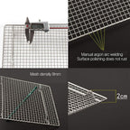 100% Stainless Steel Wire Cooling Rack Heavy Duty Roasting Rack for Baking Cooking Roasting Grilling By InBlossoms