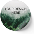 100 Custom Vinyl Stickers - Upload Your own Image, Text, Design, Logo - Personalized Logo Labels for Handmade, Packaging, Bottle, Jars, Candle, Brand Stickers (Foggy Valley, 5x5)