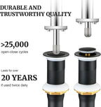 Pop up Sink Drain Stopper for Bathroom Vessel Vanity Sink Art Basin Matte Black, Small Cap Without Overflow, Metal Pop-up Drain Strainer with Detachable Basket Stopper