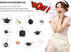 Caannasweis Pots and Pans Set, Nonstick Kitchen Cookware Sets, Granite Pots and Pans, Cooking Pans Pots Set (Classic Black, 20 Piece Grill Pan Set)