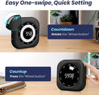 Visual Timer for Kids, 10 Hours Countdown/Up, with Rechargeable, 3 Volume Levels，3 Brightness Display, and Magnetic, Homeschool Study Tool, Large Digital Timers for Classroom, Kitchen