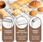 Baking Sheets Set of 2, HKJ Stainless Steel Cookie Sheet Baking Sheet Pan, 12inch/16inch Toaster Oven Pans, Non Stick & Rust Resistant & Easy Clean