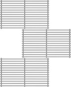Kalomo Stainless Steel Grill Grates Grill Replacement Parts for BBQ Backyard Grill BY14-101-001-099 GBC1440WRSB-C GBC1449WBS-C GBC1449WRS-C, Uniflame GBC1030WRS-C GBC1134WRS Cooking Grids Accessories