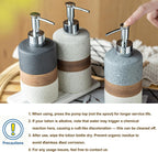 Soap Dispenser for Kitchen & Bathroom, Dish Soap, Hand Soap, Shampoo, Conditioner Dispenser Bottle with Stainless Steel Pump, Includes Silicone Funnel, Non-Slip Design, Kitchen Decor, White