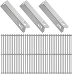 Kalomo Grill Grates Grill Heat Plates Shield Grill Replacement Parts for BBQ Uniflame Grill GBC1030W, GBC1030WRS, GBC1030WRS-C, GBC1134W, GBC1134WRS, Stainless Steel Cooking Grids Accessories