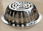 SUS304 Stainless Steel Roof Dome Drain Cover Strainer Anti-Clogging Atrium Grate 2pcs/pk (Φ: 7 inch)