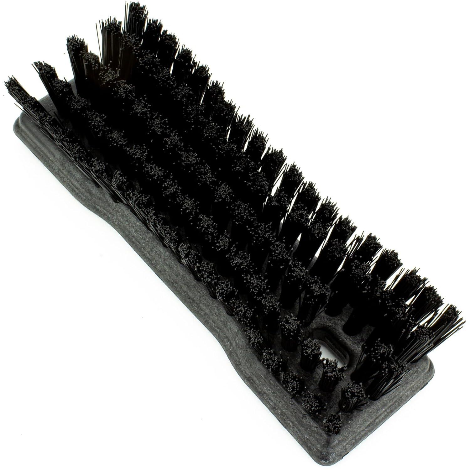 SPARTA 42024EC03 Comfort Grip Plastic Scrub Brush, Hand Brush For Cleaning, 8 Inches, Black, (Pack of 6)