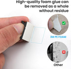 100 PCS Adhesive Cable Clips Black (50 Small & 50 Large), Cable Management Under Desk, Cable Wall Clip, Wire Clips for Cords of Car Dash Cam, HDMI, Extension Cord, TV PC Phone USB Ethernet Coax