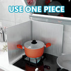 2 PCS Stove Grease Splatter Screens Guard | Range Backsplash Splatter Guard for Wall | 2 Sided Foldable Splash Shield Metal Panel Protector for Cooking, Stainless Steel, 15.7 X 15.7 X 15.7 Inches