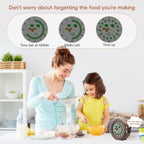 Digital Visual Timer for Kids with Protective Case, Hazelnut Theme 299 Minute Cute Squirrel Timer for Classroom Office Kitchen, Time Management Tools for ADHD Children