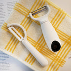 Beille Ceramic Blade Wheat Straw Vegetable Peeler Kitchen Gadgets, 6.5 Inch