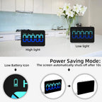 Kitchen Digital Timer, Count Down Up, Rechargeable, Vibration Mode Adjustable Volume and Brightness LED Display, Time Management Cook, Desk, Kids Adults Study Teaching, Kitchen Gadgets