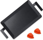 SafBbcue Carbon Steel Griddle Plate for Gas Grill, Carbon Steel Pan for Stove Top, Flat Top Griddle for Outdoor Charcoal Grill, Direct Flame Safe & Induction Compatible, Universal Multi-Use 24" x 10"