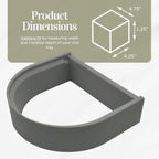 Drip Tray Mug/Cup Riser Made for the Keurig to Reduce Splashes - Riser Only (Gray, K-Slim 1.25 Inches Tall)